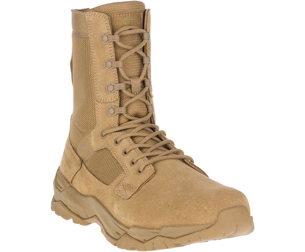 Merrell Boots Khaki - MQC 2 Tactical Wide Width - Mens 87HGQRIDY